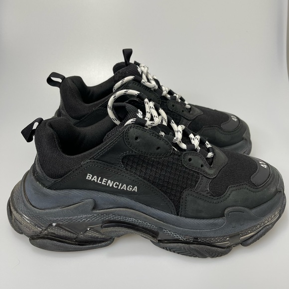 Balenciaga Black Triple-S Women’s Size EU 41/US 11 $995. - Picture 1 of 8